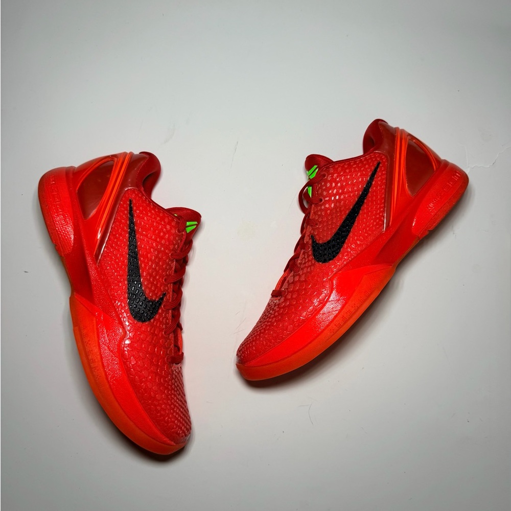 Nike Zoom Kobe 6 Protro Reverse Grinch FV4921600 size 8 Bright Crimson